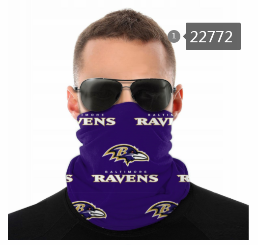 2021 NFL Baltimore Ravens 153 Dust mask with filter->nfl dust mask->Sports Accessory